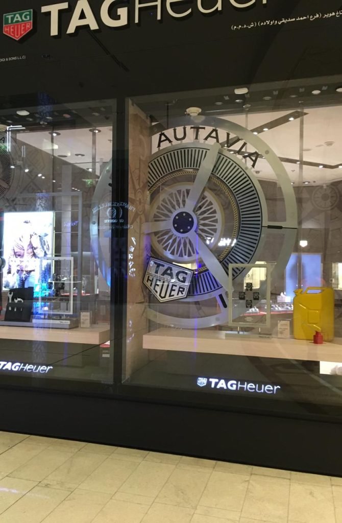 Tag Heuer Window Display @ dubai mall (2)
