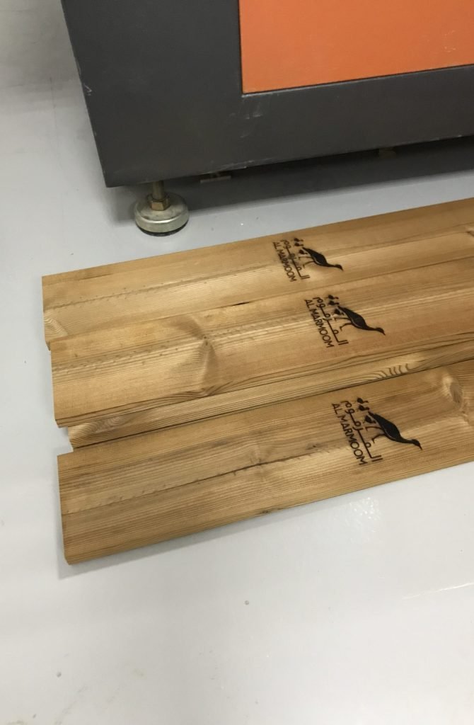 engraved logo