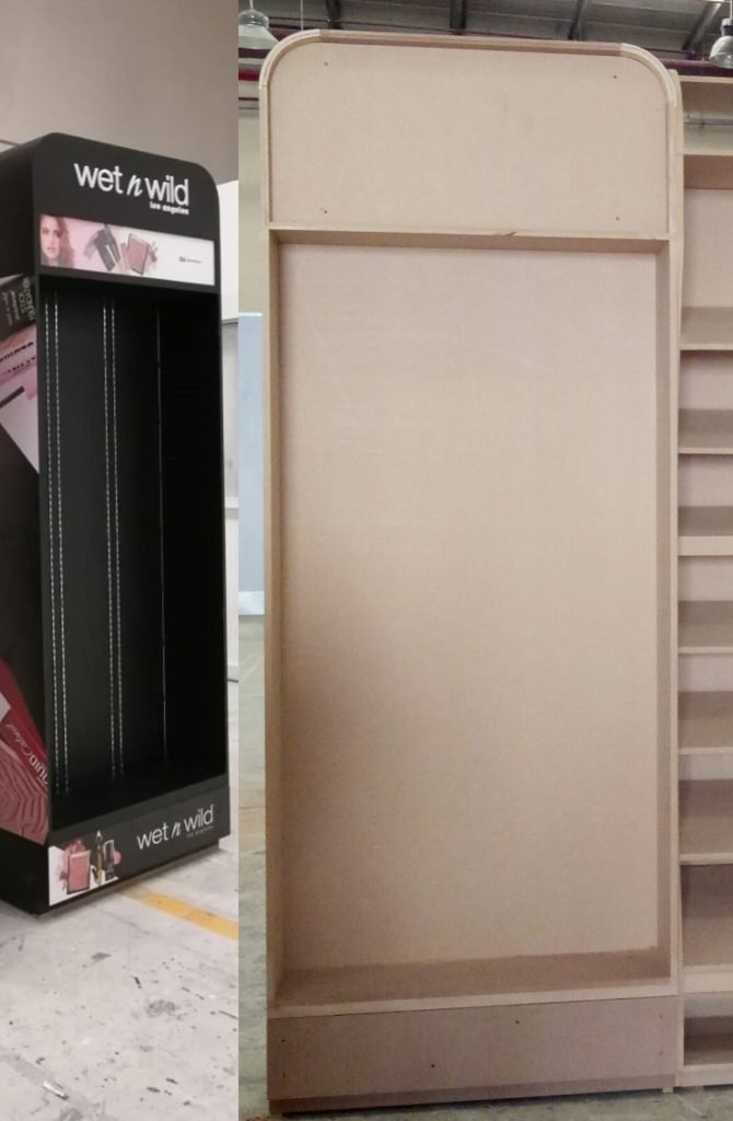 flormar & wet n wild wall unit